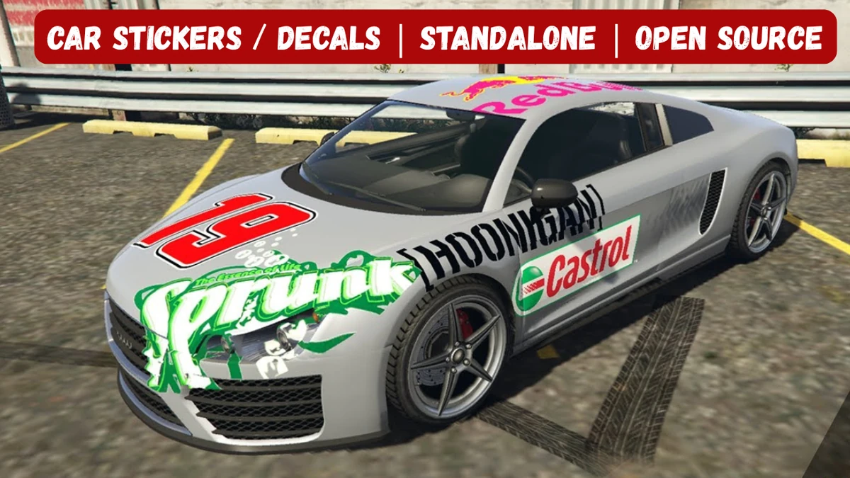 Car Stickers / Decals | Standalone | Open Source